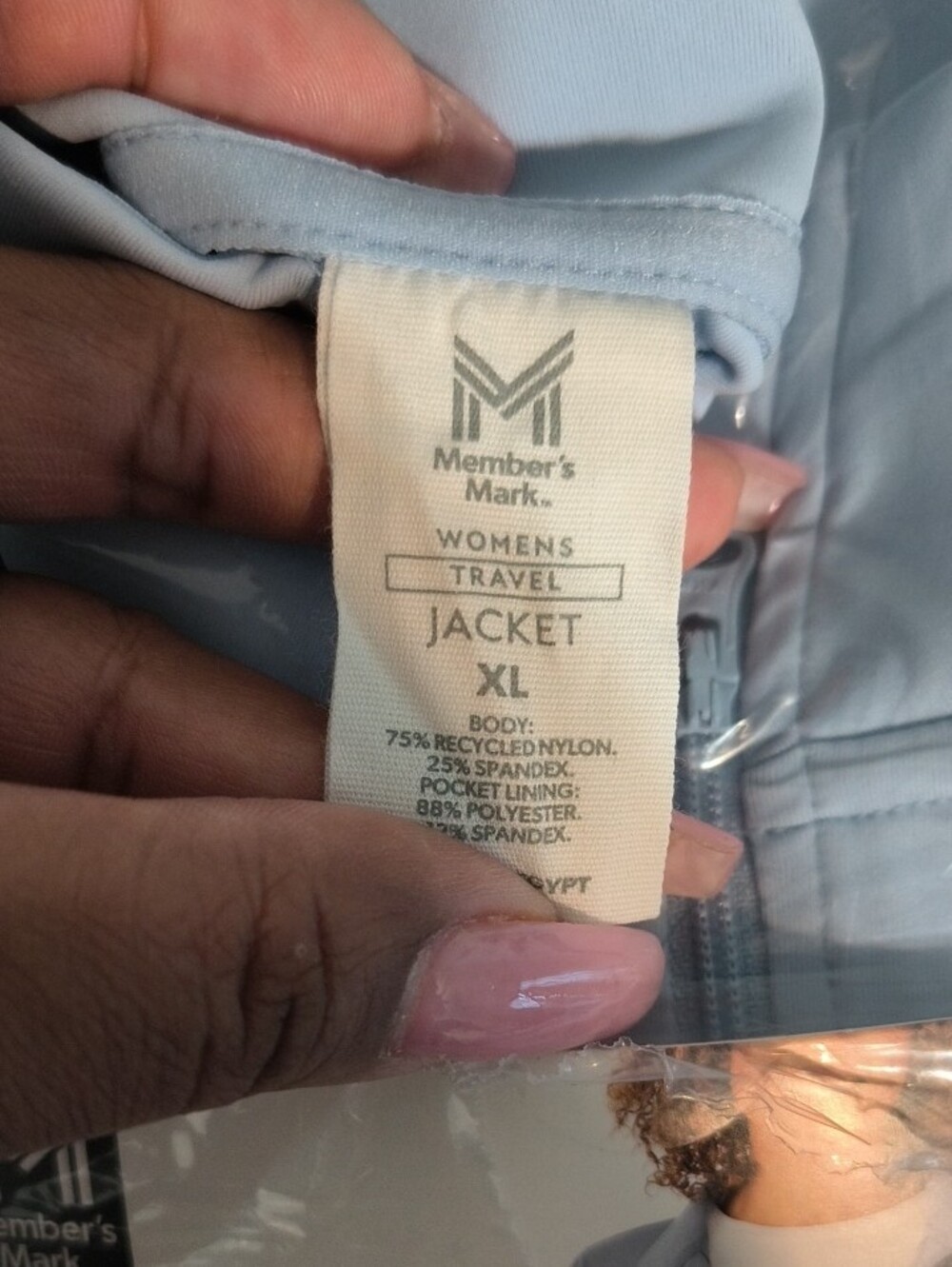 Member's Mark Women's Light Blue Travel Jacket - Picture 5 of 5